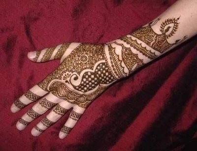 Latest Hand Mehndi Design 2013