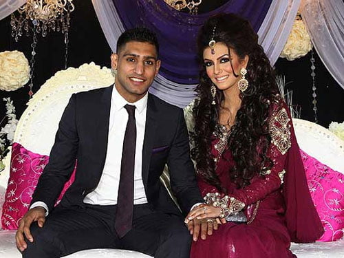 Pakistani British boxer Amir Khan’s nuptials today